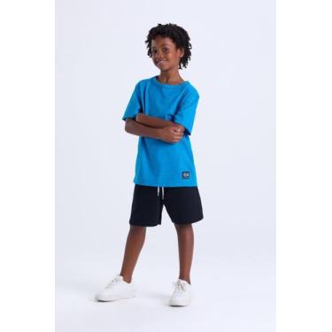 Imagem de Conjunto Básico Masculino de Verão Moulineblack, Azul, 2