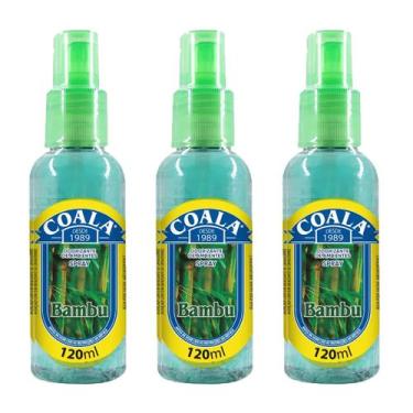 Imagem de Kit 3 Odorizante de Ambiente em Spray Coala Bambu 120ml