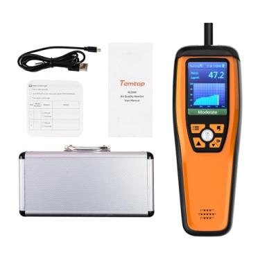 Imagem de Temtop Monitor De Qualidade Do Ar Avançado Para Co2, Pm2,5, Pm10, Com Alarme Sonoro, Informações Temperatura E Umidade, Além Exportação Dados Análise Aprofundada, M2000C 2Nd