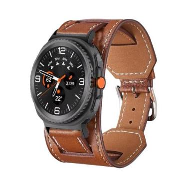 Imagem de Pulseira De Couro Para Samsung Galaxy Watch Ultra 2025 47mm 40mm 44mm 