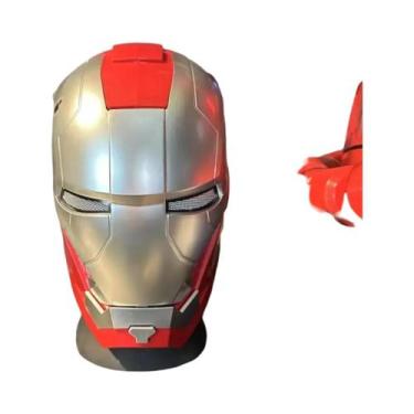 Imagem de Capacete Marvel Iron Man Mk5 Para Meninos, Brinquedo Colecionável Usáv