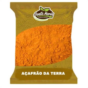 Imagem de Açafrao Cúrcuma Pó 2% Curcumina Puro 1Kg - Santa Maria Alimentos Natur