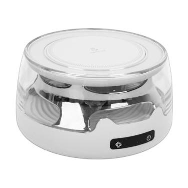 Imagem de Jectse Aquecedor de Canecas, Porta-copos Aquecido Multifuncional Com 4 Configurações de Temperatura 55 65 75 85 ° C e Luzes Coloridas, para café, chá, Suco de Leite (plugue americano)