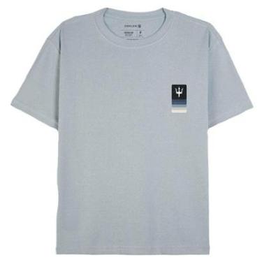 Imagem de Camiseta Osklen Big Shirt Trident Mini Degradê-Masculino
