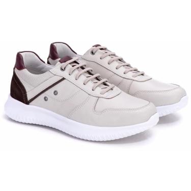 Imagem de Tênis Masculino Ultra Leve Off White Comfort 3023 Off White-Masculino