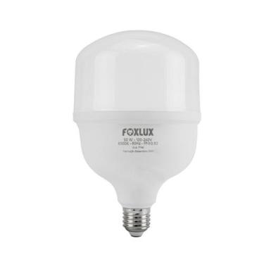 Imagem de Lâmpada LED Foxlux Alta Potência 50W 6500K Bivolt E27 Luz Branca Fria 
