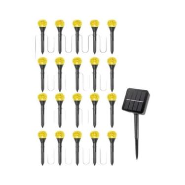 Imagem de Luz De Cordão Solar À Prova d'Água Com 30 LEDs Para Decoração De Jardi