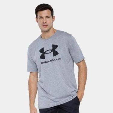 Imagem de Camiseta Under Armour Sportstyle Masculina - Cinza-Masculino