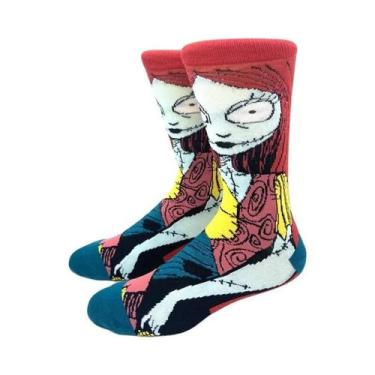 Imagem de Meias De Cosplay De Anime Até O Joelho Para Homens, Meias Longas Engra