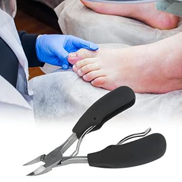 Imagem de aqxreight Cortador de Unhas de Aço Inoxidável e Ferramenta de Tratamento de Tesoura para Unhas Grossas e Encravadas, Pedicure Ergonômica e Cuidados Com As Dos Pés, Suporte para Paroníquia, Uso Doméstico e Em Viagens