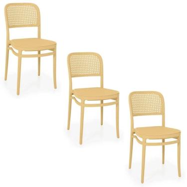 Imagem de Cadeira De Jantar Roma Para Sala E Cozinha Bege 3