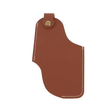 Imagem de Aoresac Coldre de Telefone de Couro PU, Capa Protetora Elegante Profissional para Cinto Telefone Com Cinto para Escalada, Caminhada, Escritório, Adequado Homens (Marrom)