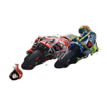Imagem de Papel De Parede Moto Bike Gp Rossi 46 Marquez 3,5M Bkm124 - Você Decor