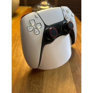 Imagem de Suporte de Mesa para Controle PS5, Branco, Compatível com Playstation 5 DualSense