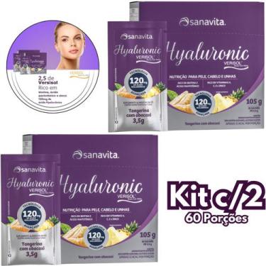 Imagem de Hyaluronic Verisol Sanavita - Kit 2x Colágeno com Ácido Hialurônico Vi