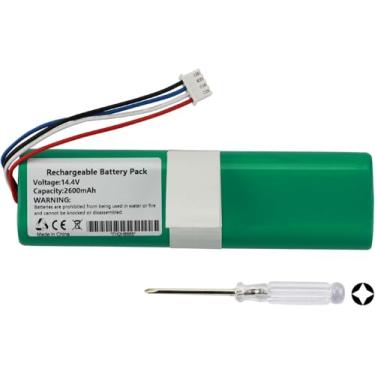 Imagem de 2600mAh Robot Vacuum Cleaner Batería para portátil Compatível com Xiaomi Mijia 2C STYTJ03ZHM Xiaomi Mi Robot Vacuum Mop 2 Cleaner PN: P2051-4S1P-ZM with Tools 14.4V