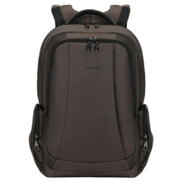 Imagem de Mochila Journey Pro Executiva Antifurto Bolso Secreto Café - Posher-Unissex