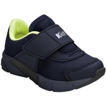 Imagem de Tênis Baby Kidy Energy Respitec Estiloso Masculino Confortável Tira Autocolante-Unissex