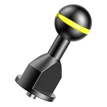 Imagem de Sea frogs Adaptador estabilizador de mergulho para sistema de iluminação de braçadeira, acessórios de câmera fotográfica de liga de alumínio CNC, rosca de 3/8 polegadas