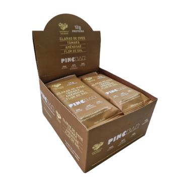 Imagem de Barra de Proteína Caramelo Salgado Sem Açúcar 50g Pincbar 12 Unidades