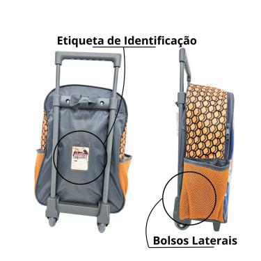 Imagem de Mochila com Rodinhas Infantil Naruto Boruto – Estampa Reforçada Escolar
