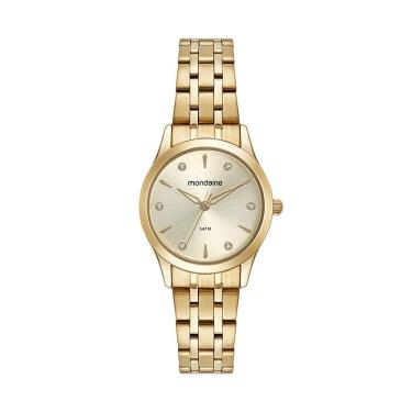 Imagem de Kit Relógio Mondaine Analógico 32610lpmkde1k1 Dourado