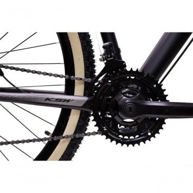 Imagem de Bicicleta Aro 29 Ksw Xlt 24v Freio A Disco Suspensão Mountain Bike Alumínio - Preto-prata Tam.21