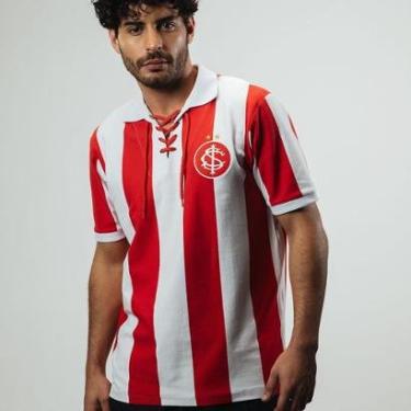 Imagem de Camisa Internacional Listrada Retrô 1909 Masculina-Masculino