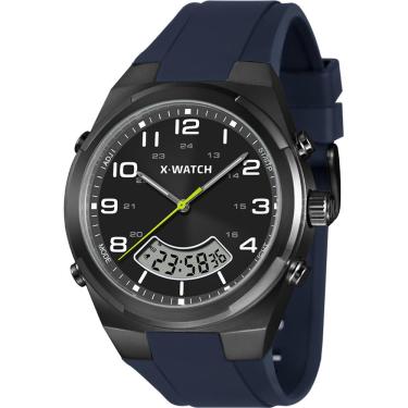 Imagem de Relógio X-Watch Masculino Ref: Xmnpa025 P2dx Anadigi Black