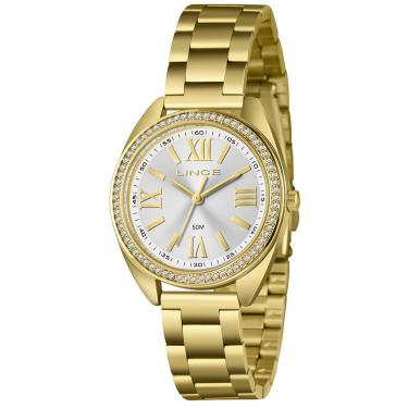 Imagem de Relógio Lince Feminino Ref: Lrgh262l36 S3kx Casual Dourado