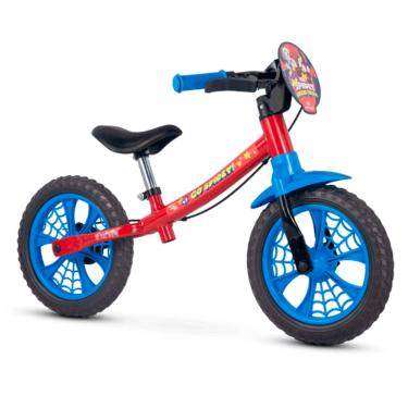 Imagem de Bicicleta Bike Equilíbrio Sem Pedal Homem Aranha Balance Aro 12 Nathor