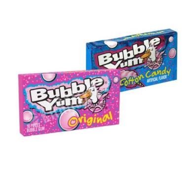 Imagem de Chiclete Bubble Yum Cotton Candy e Original 80g - Importado - Hershey
