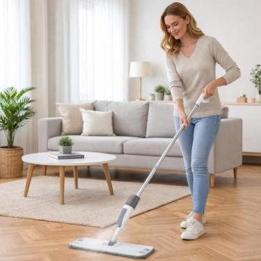 Imagem de Mop Spray 3 Em 1 Com Reservatório E Microfibra 120cm Rodo - Yeet