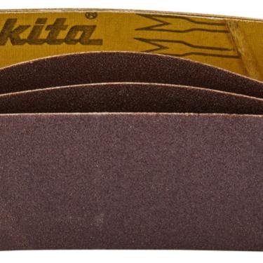 Imagem de Conjunto Cinta Lixa 610 X 76 Mm A80 - Com 3 Peças Makita
