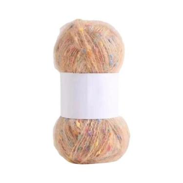 Imagem de Fio De Feijão Colorido 50g Para Tricô DIY, Material Para Cachecol, Cha