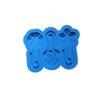 Imagem de Molde de Silicone para Resina - CLIPS - Patinha, Autismo, Estrela - Pa