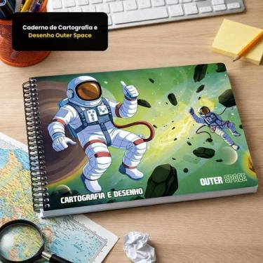 Imagem de Caderno De Cartografia E Desenho Outer Space - Animativa