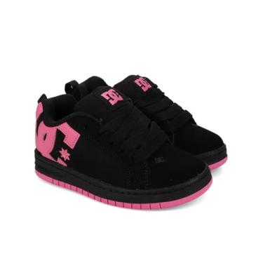 Imagem de DC Tênis de skate juvenil unissex Court Graffik, Preto/rosa, 13.5 Big Kid