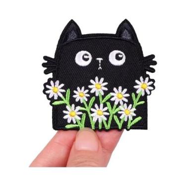 Imagem de Adesivos De Gato Fofos Para Roupa, Bordados Em Desenho Animado, Tipo A