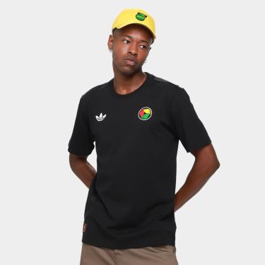 Imagem de Camiseta Jamaica Adidas Bob Marley Originals Masculina-Masculino