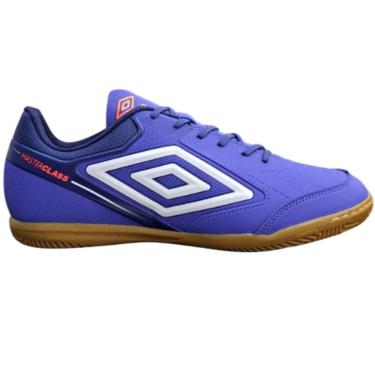 Imagem de Chuteira Futsal Umbro Master Class Club Azul-Unissex