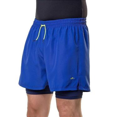 Imagem de Bermuda 2 em 1 Antiassaduras Elite Running Masculino com Bolso Interno-Masculino