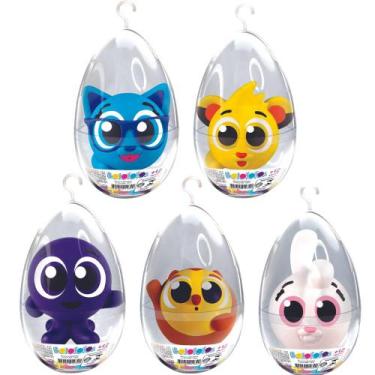 Imagem de Brinquedo Ovo De Páscoa Infantil Bebê Brinquedos Para Banho Bolofofo -