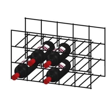 Imagem de Adega Tipo Nicho Aramado Para 15 Garrafas  Mod. 5L X 3A