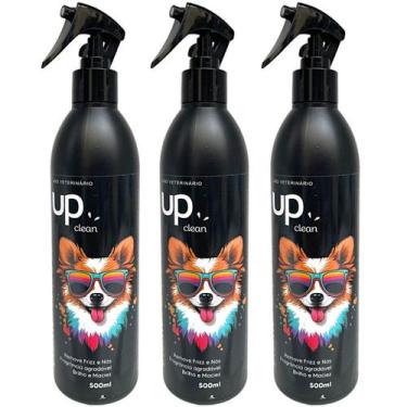 Imagem de 3x Desembaraçador Pelos Para Cachorro Pet 500ml Com Queratina - Supri 