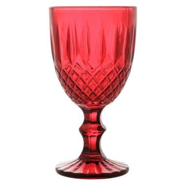 Imagem de Taça para Água Greek 320ml Vermelha Vidro Wolff