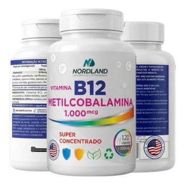Imagem de Vitamina B12 Metilcobalamina 1000mcg 120 Veg Caps - Nordland