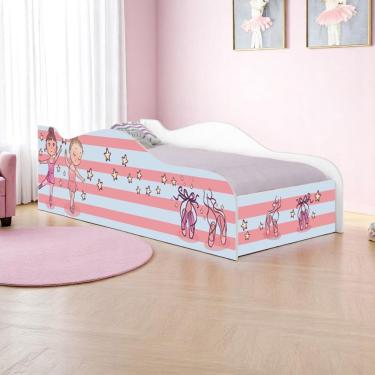 Imagem de Cama Mobili Solteiro 197cm X 92cm Kmcb Bailarinas 2