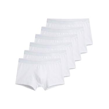 Imagem de Kit com 6 Cuecas Sunga Lupo 480-003, Branco, P