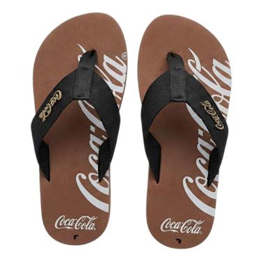 Imagem de Chinelo Coca Cola Wave Spencerian Masculino-Masculino